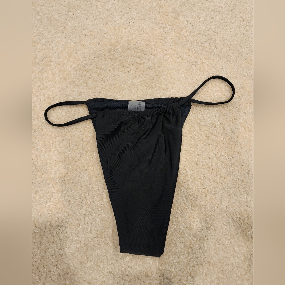 Brand New Black Bikini Bottom. Size Large.